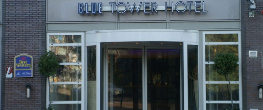 Blue Tower Hotel Entrance