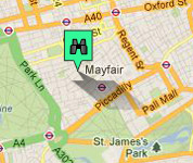 Click for map of Mayfair hotels